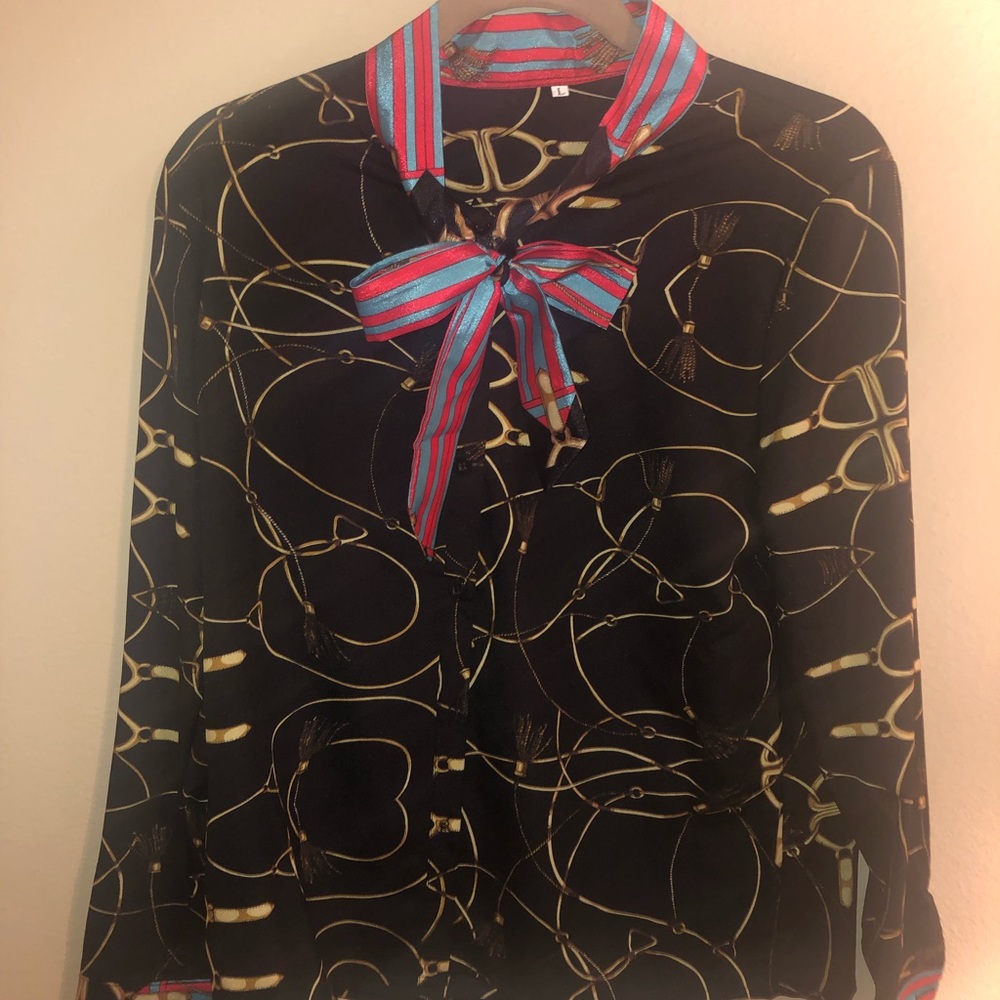 Button up blouse from Shein online